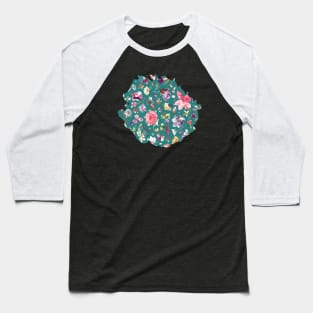 Flower Buds Pine Baseball T-Shirt